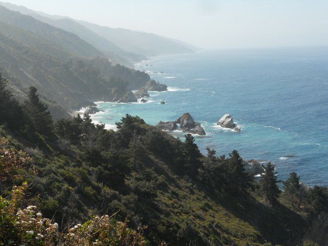 Overlooking the Coast Between Monterey and Big Sur