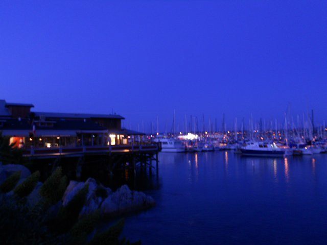 Monterey, CA at night