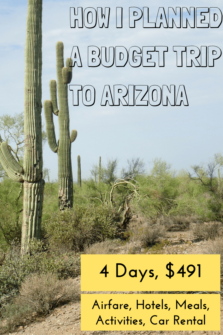 Yes, you can travel on a budget! These smart strategies helped me travel to Arizona for less than $500.