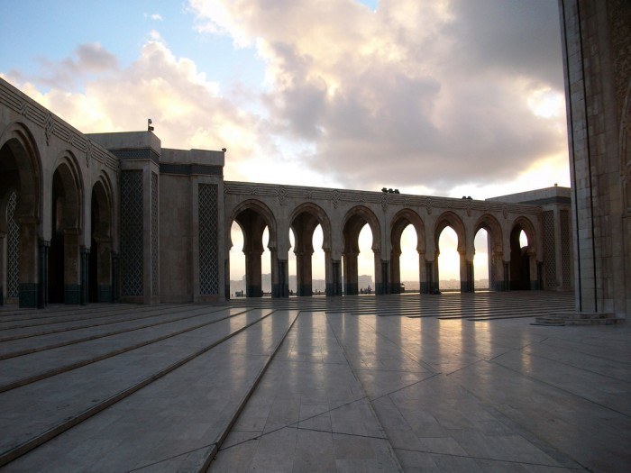 casablanca mosque, last stop on morocco itineary