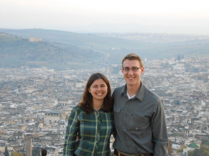 overlooking the city of fes from a viewpoint