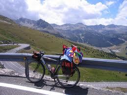 Biking in Triglav National Park, near Bled, Slovenia