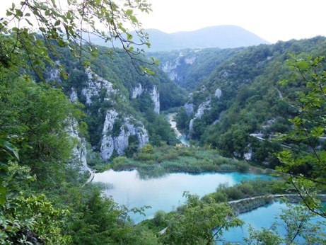 plitvice lakes overlook