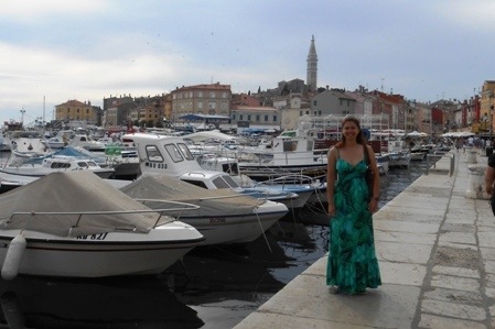 On the harbor in Rovinj