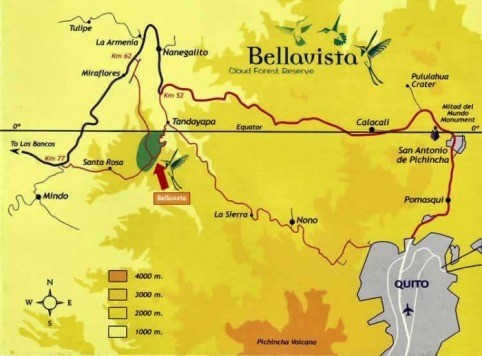 The Route from Quito to Bellavista