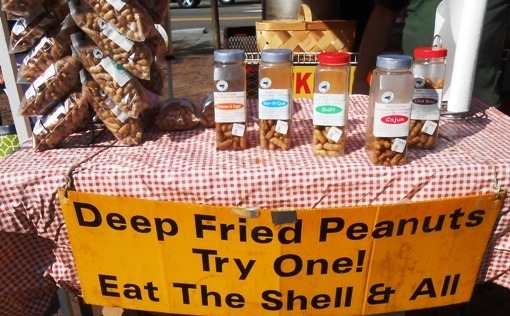 One of the most addicting snacks at the Charleston farmers market!