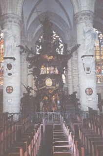 St. Michael's Cathedral in Brussels, Belgium