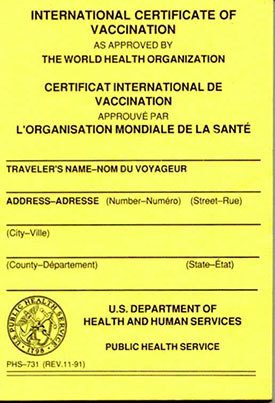 international certificate of vaccination