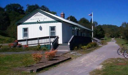 whitetop station at the start of the virginia creeper trail