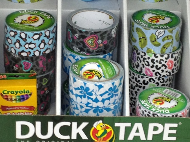 patterned duck tape