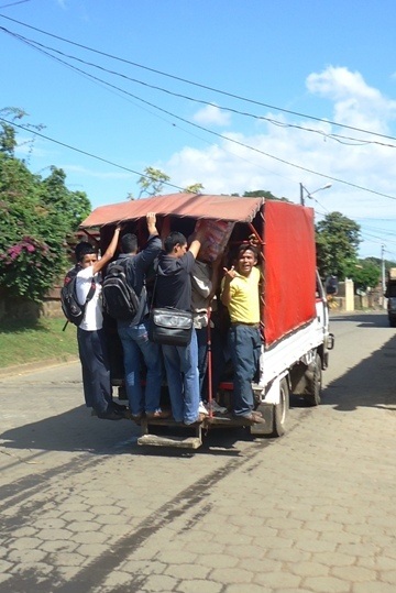 Heading from Sutiava back into Central Leon