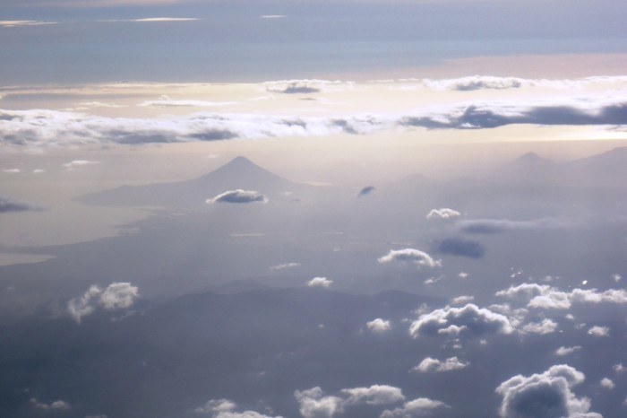 My First View of Nicaragua, as seen from TACA flight 397 approaching Managua