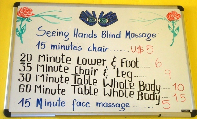 Seeing Hands Blind Massage has locations in both Granada and Leon - and will give you a free 5-minute sample massage if you ask nicely