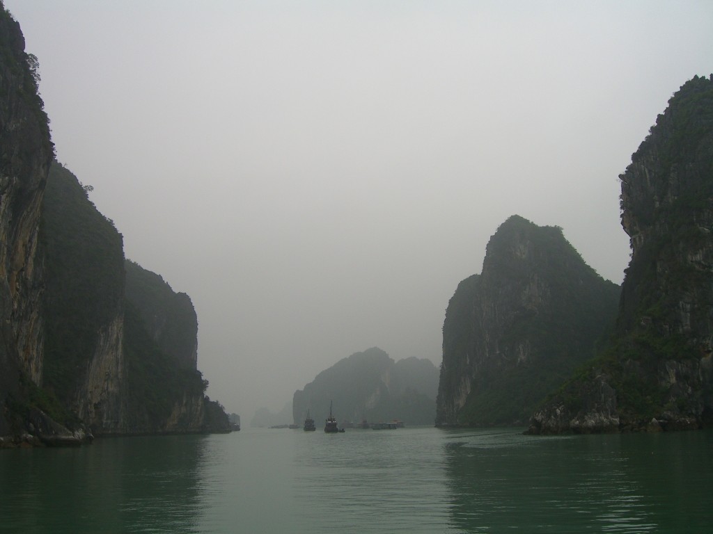 Halong Bay early in the morning