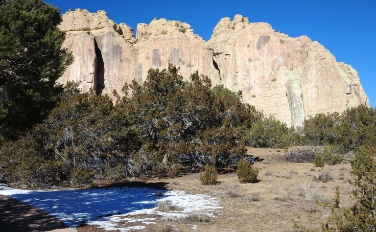 Entering El Morro National Monument