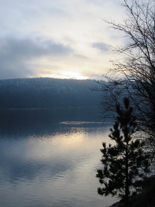 Sunset at Coeur d'Alene, Idaho: Completely unplanned and utterly romantic.