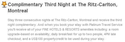 A free night makes the overall cost more manageable.