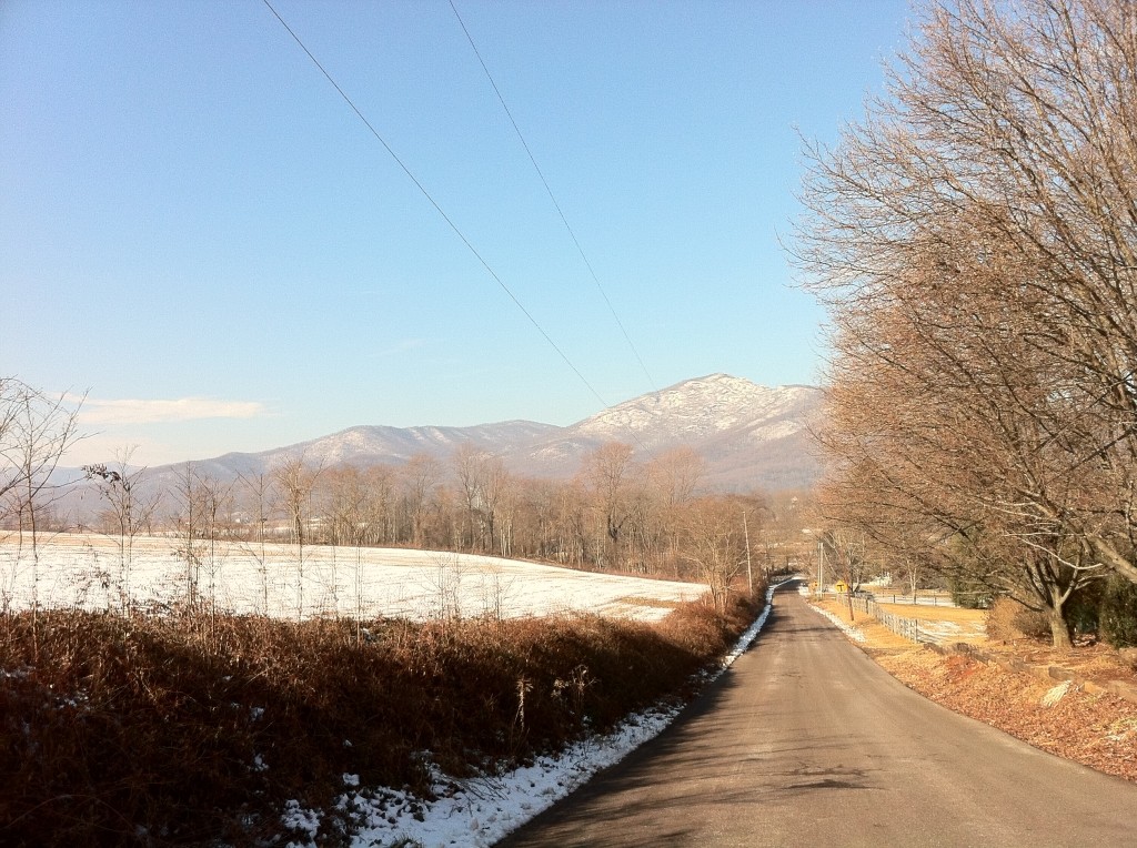 Driving to Old Rag