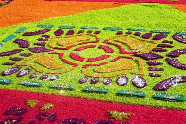 semana santa antigua Guatemala alfombra carpet