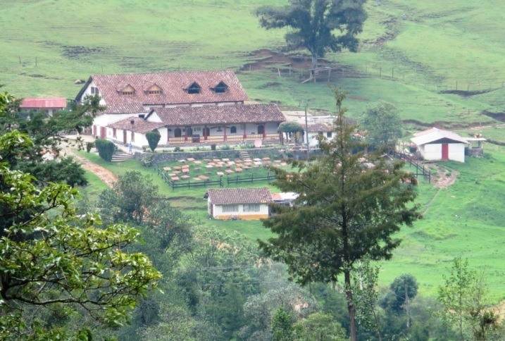 Overlooking the Hacienda San Antonio in Acul