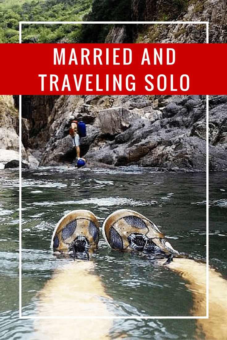 Being married doesn't mean you can't strike it out on your own!  Learn why short-term solo travel is great but long-term trips face challenges.  Full article at https://sightdoing.net/married-traveling-solo/