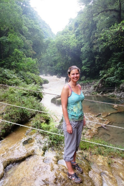 standing in front of a river