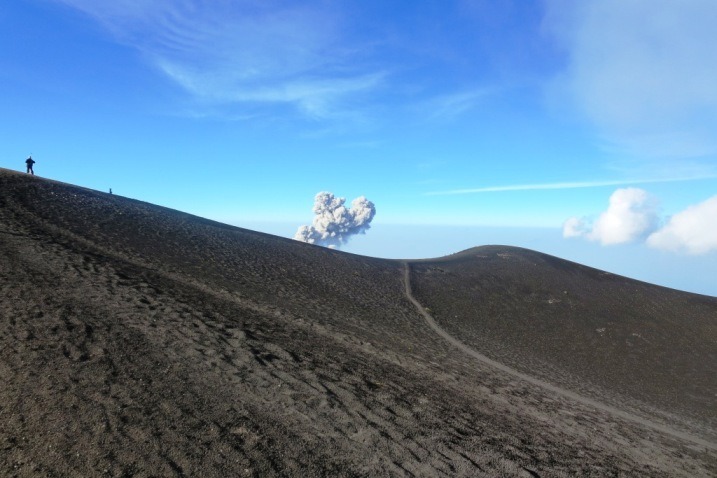 Fuego's massive ash cloud