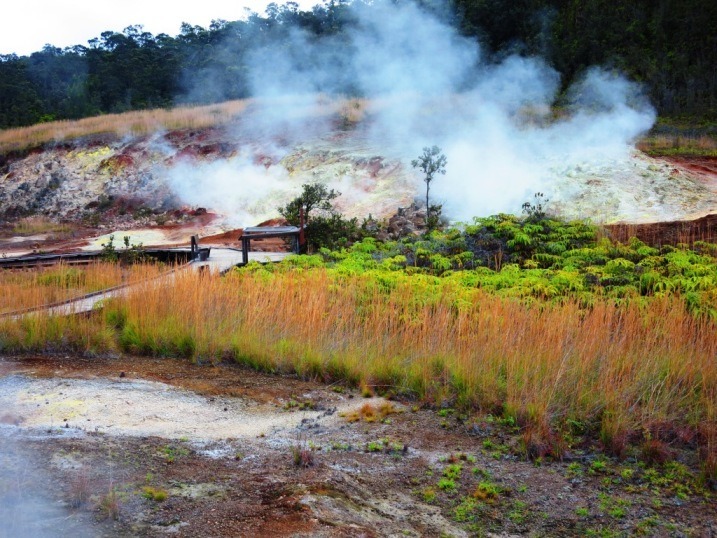 sulphur banks - VOLCANOES NATIONAL PARK THE BIG ISLAND OF HAWAII