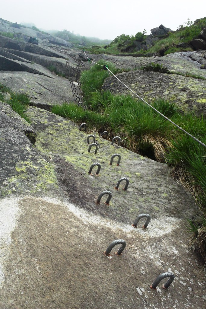 Day 4 Challenge: Climbing 750 meters on the via ferrata in Andermatt, Switzerland.