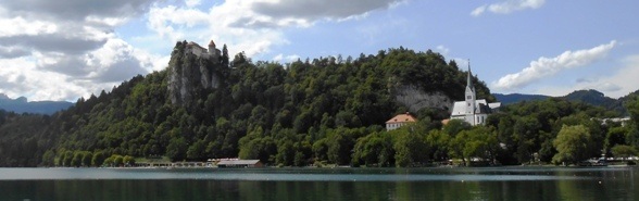 castle lake bled slovenia