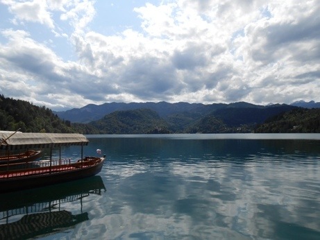 pletna lake bled slovenia