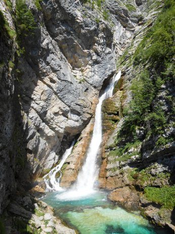 savica lake bohinj slovenia