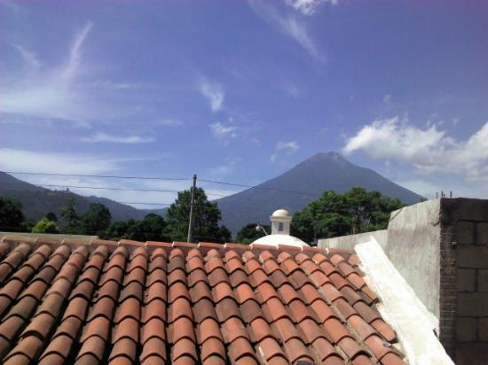 view from tannah guesthouse antigua