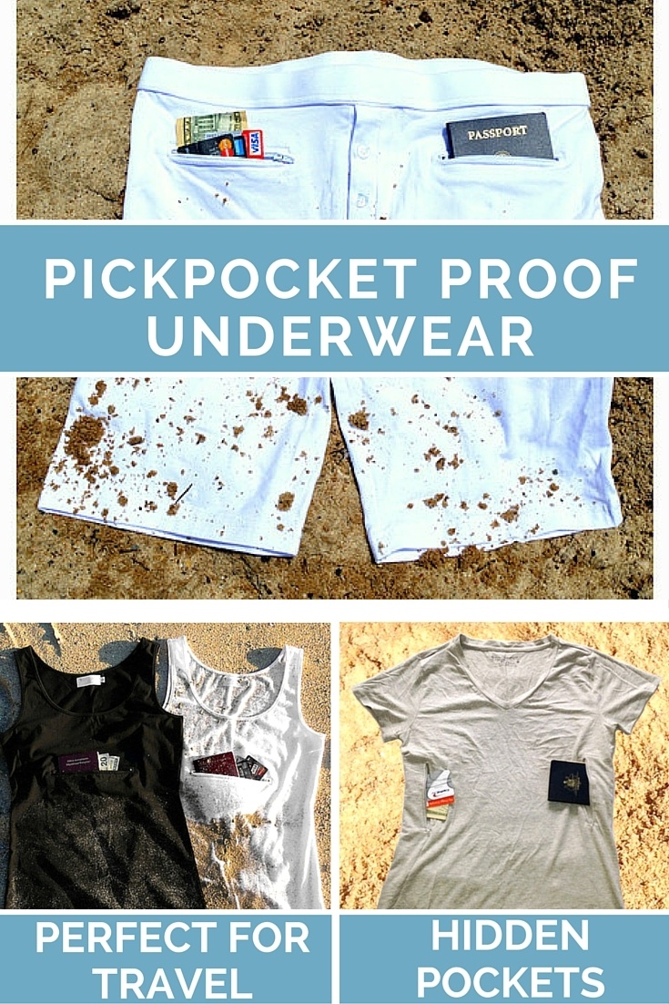 Anti-Theft Underwear - Pickpocket Proof Travel Solution