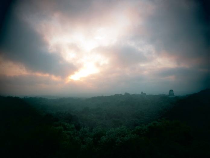 sunrise at tikal