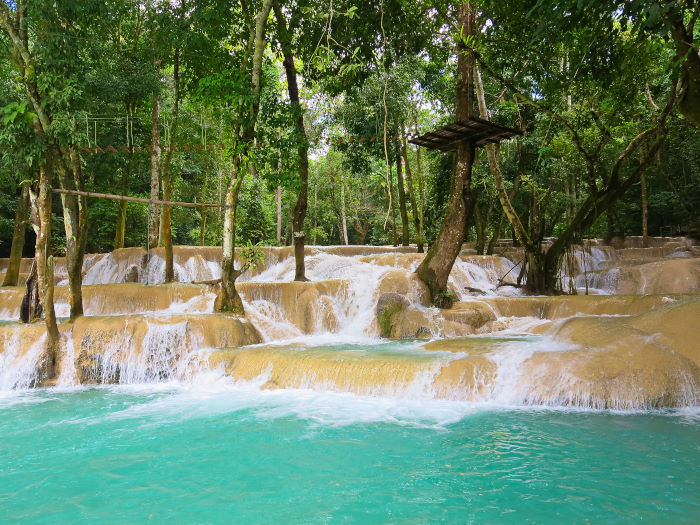 Tad Sae Waterfalls Luang Prabang Laos