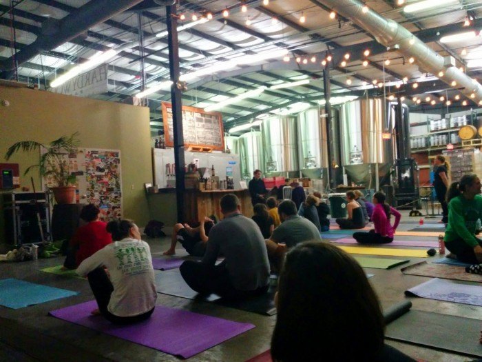 yoga brewasana hardywood brewery richmond va