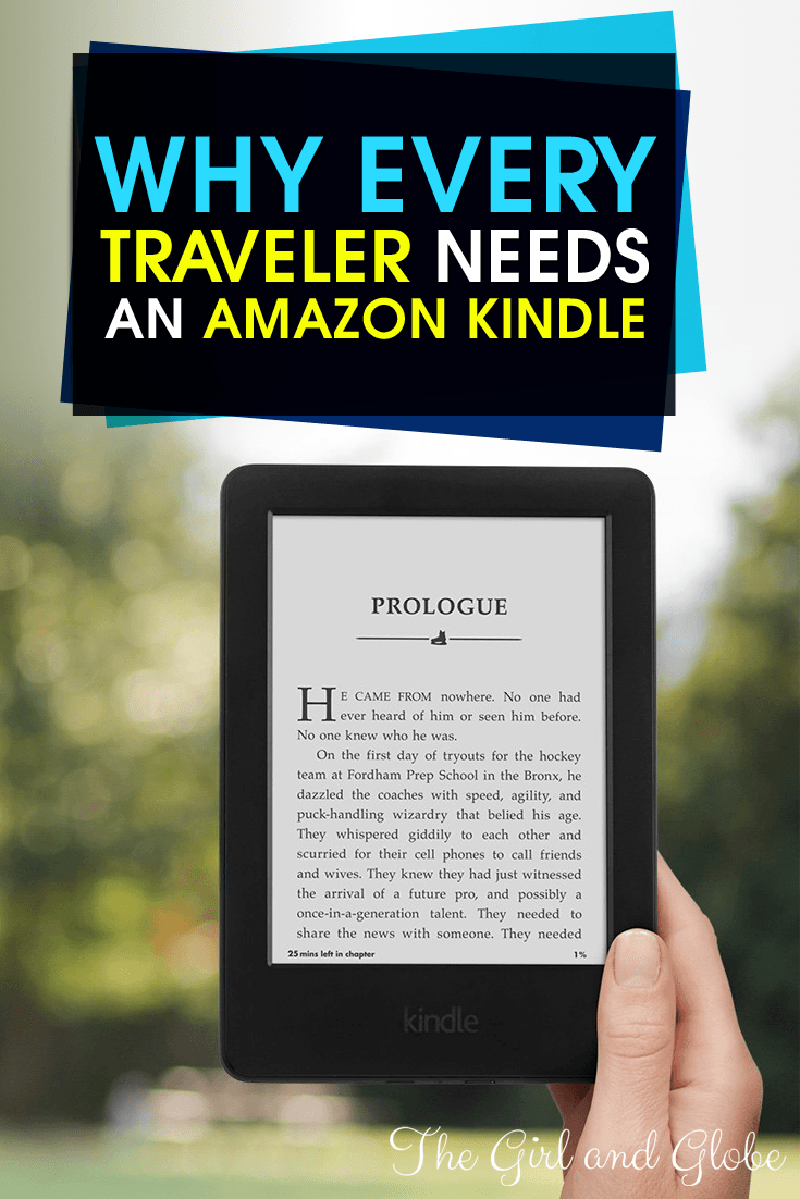 The Amazon Kindle is perfect for travel since its lightweight and easy to read. Find out how it actually saves you money!