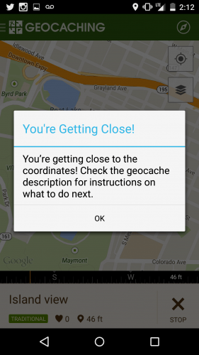 geocaching app