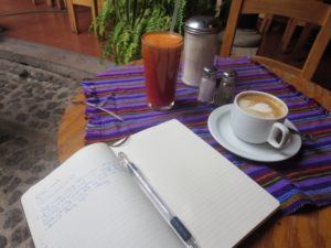 notebook on how to choose a spanish school in Guatemala
