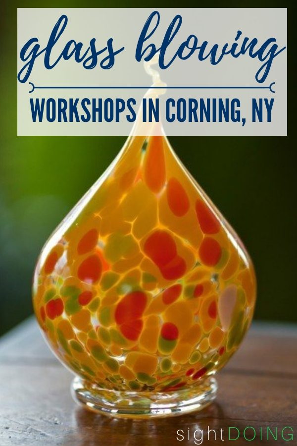 Corning Glass Blowing Classes Go Home with the Perfect Souvenir