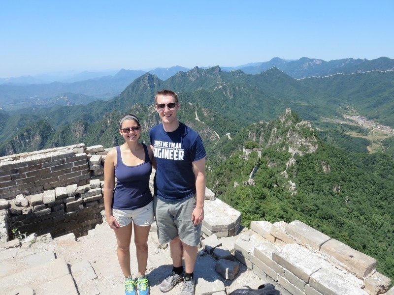 Ridgeline near Jiankou, Great Wall of China