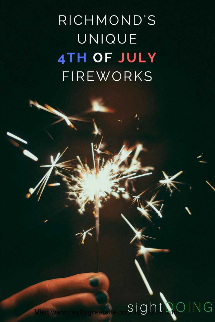 The fireworks in Richmond VA are one-of-a-kind! Find out what makes these Virginia events so unique on the 4th of July (fourth of July / independence day)