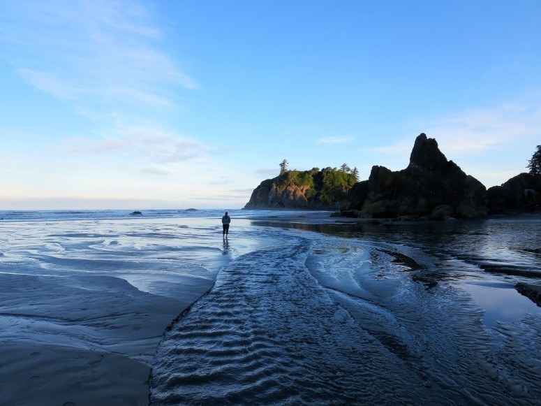 morning at ruby beach olympic national park