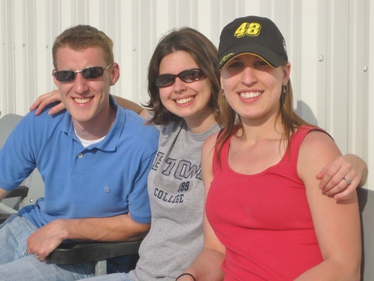 At the spring NASCAR race in Richmond VA