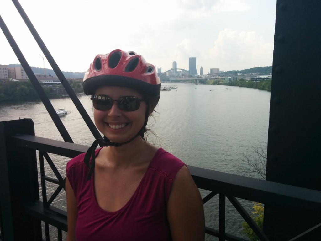 biking hot molten bridge pittsburgh