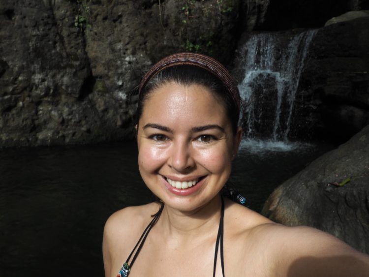 waterfall swimming