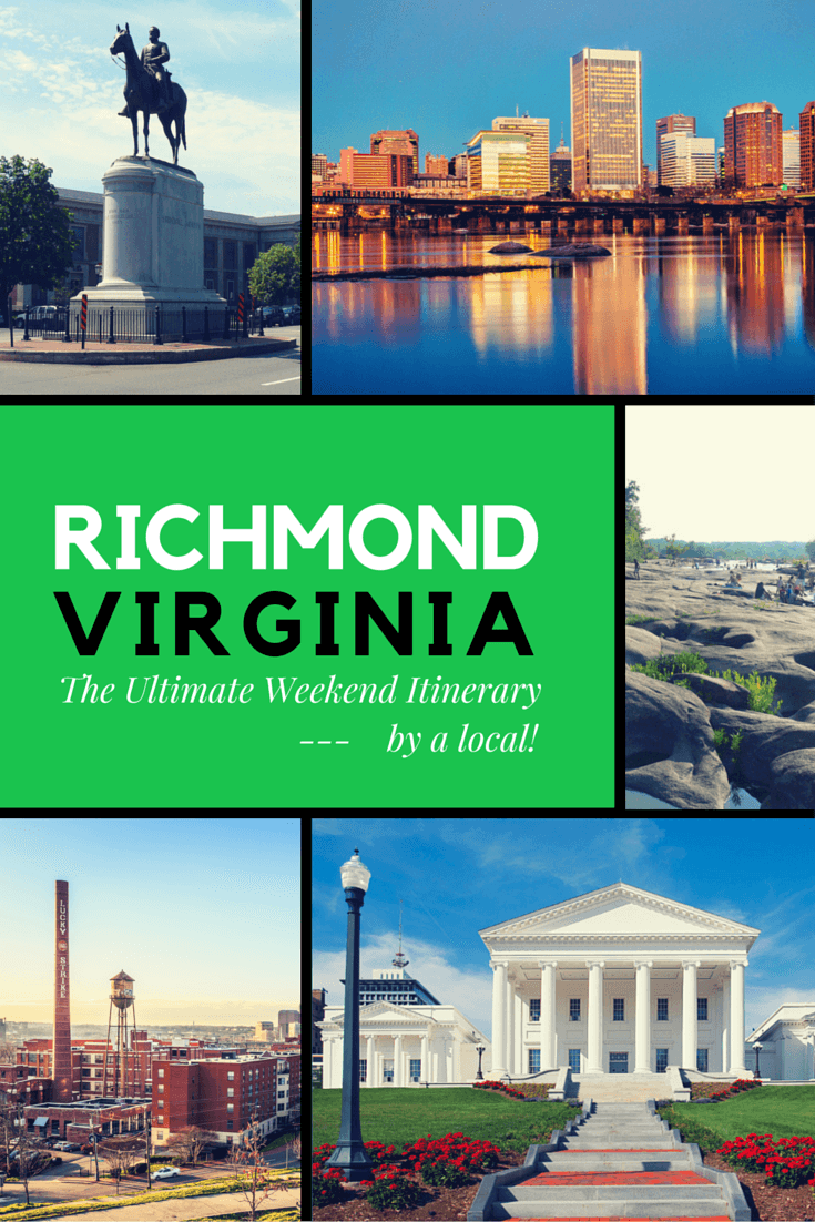 Looking for things to do in Richmond VA? This weekend itinerary for visitors is a great start to plan your Richmond trip!