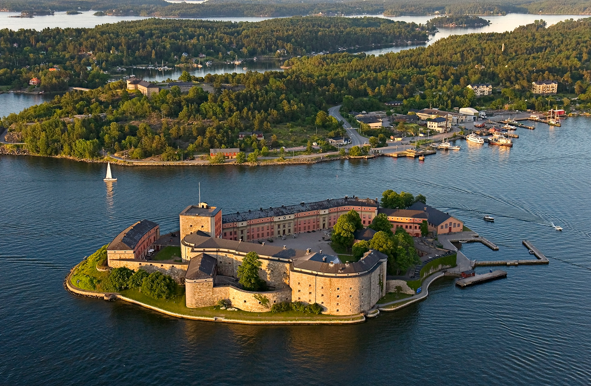 vaxholm fortress stockholm archipelago cruise