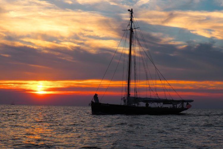 sunset sail in cape charles va